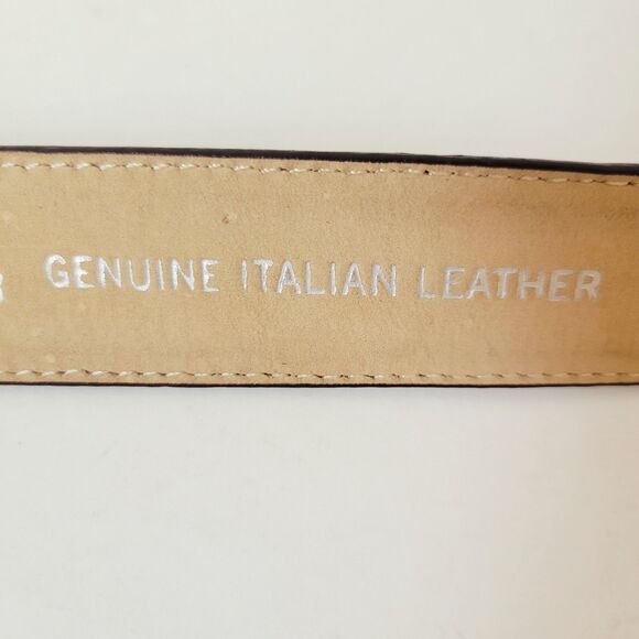 Belt Master Genuine Italian Leather Made In USA Exotic Embossed Size 44 Belt - Picture 8 of 11